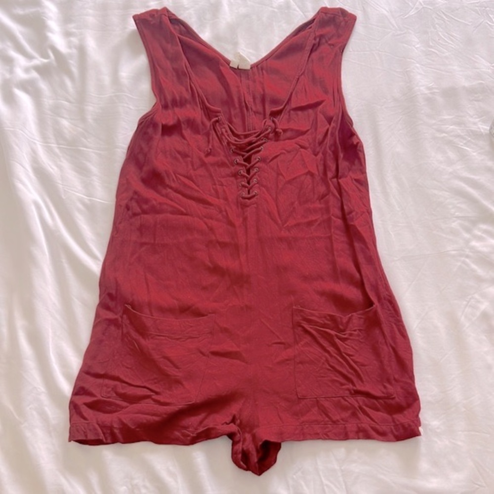 Element Lace Up Romper